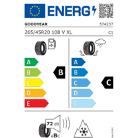 Goodyear UltraGrip Performance+ 265/45R20 108V Image #2