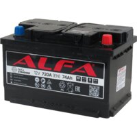 ALFA Standard 74 R низк (74 А·ч)