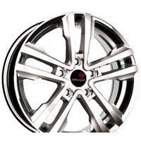 Vector B197 16x6.5" 5x108мм DIA 67.1мм ET 40мм Сильвер S Image #1