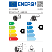 Goodyear UltraGrip Performance+ SUV 235/65R17 108H Image #2