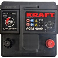 KRAFT AGM R+ 420A (40 А·ч) Image #7