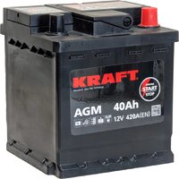 KRAFT AGM R+ 420A (40 А·ч) Image #6