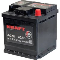KRAFT AGM R+ 420A (40 А·ч) Image #2