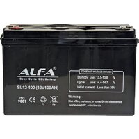 ALFA 12V-100Ah(C20) L+ (100 А·ч) Image #2